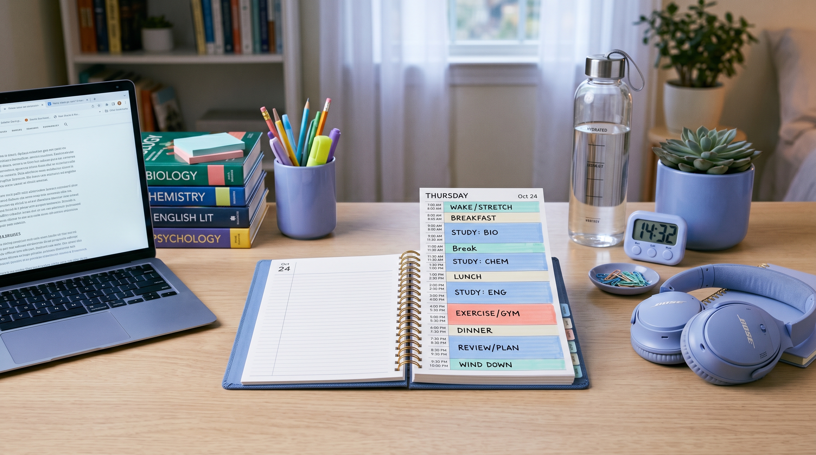The Perfect Daily Study Routine for Students: A Productive Day Schedule That Works
